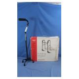 NIB Folding Walker w/Wheels,Quad Cane
