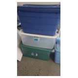 3 Storage Tubs