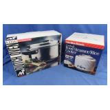 All NIB-6qt. Dutch Oven&Food Steamer/Rice Cooker