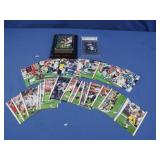 Framed Jerome Bettis Trading Card&other Football