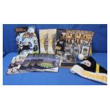 Pgh Steelers Lot-Books,DVD,Action Figure&more