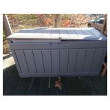 Deck Storage Box, Plastic, Good Cond.,Patio Chair