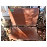 Antique Folding School Chair 24x16x34