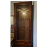 Wooden Gun Cabinet 24x11x60"