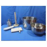 Lg Stainless Steel 16 qt Stock Pot,Mixing