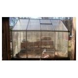 Greenhouse w/raised beds Aluminum Frame,Plastic