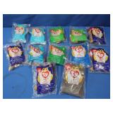 12 McDonalds "Ty" Toys-all NIP
