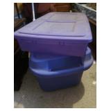2 Totes w/lids