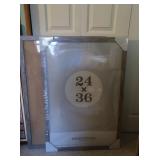2 NIP Wood Frames 24x36"