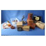 Vintage Prince Alberty Tobacco Can,Several Wood