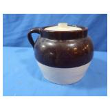 Stoneware Crock,6"H,marked "2" on Bottom,incl