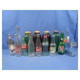 Vintage Green Glass Refrigerator Bottles,Beer