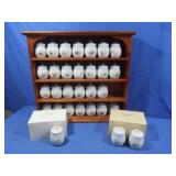 Lenox "The Pooh Pantry" Spice Jar Set-26 jars on