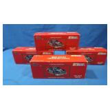 4 Nascar Coin Bank Model Cards-NIB