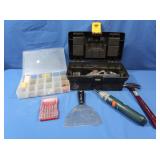 Plastic Toolbox 12.5x6.5x5.5"H w/contents(tools)