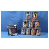 9 Cans Pinnacle Trading Cards,Football&Steelers