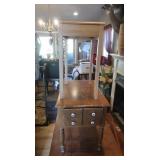 2 Wooden End Tables,scratches on