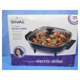 Rival 11" Square Elec Skillet-NIB