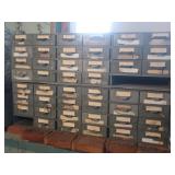 2 Metal Drawers w/Misc Contents(34"x10.5"x17")
