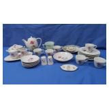 Porcelain Mini Tea Set,Vintage Hazel-Atlas Little