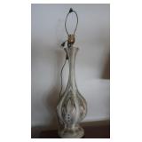 Vintage Mid-Century Modern Pierced Ceramic Table