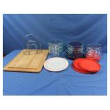 Pyrex Glass Storage Containers w/Lids,Cutting