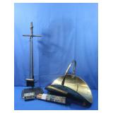 Brass Fireplace Set,Log Holder&Long Matches