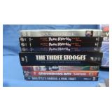 DVDs(Three Stooges),Chipmunks Christmas CDs,Media