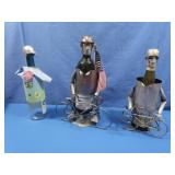 Wine Bottle Holders,12.5 and 13.5"H,Wine Bottle