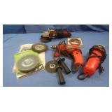 Chicago Elec Grinder,3/8" Dril,Wire Sheels&more