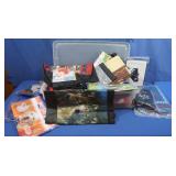 Cloth Carry Bags(some NIP),sm. Blankets(some