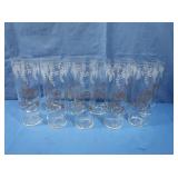 11 Vintage Libbey White Rock Fairy Nymph Highball