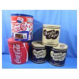 5 Metal Cooke Tins