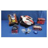 Bike Helmet, Bike Lights,Bike Tubes(some