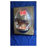 Budweiser,Clydesdale Horse,Beer Sign,Lights up