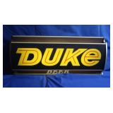 Duke Beer Neon Sign,Lights up