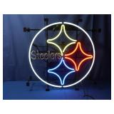 Steelers Neon Sign,Lights up