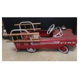 Vintage Murray "Fire Chief" Pedal Car 42x15x19"H