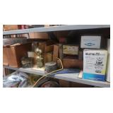 Shelf Contents-Doorknob Set, Sink Strainer&more