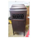 Antique Victrola in Cabinet-19.75x21.75x47"H