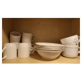 4 Bowls,6 Coffee Mugs,2 Lg Coffee Mugs,Soup Bowls