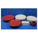 Fiestaware-Plates,Sugar Bowl&more