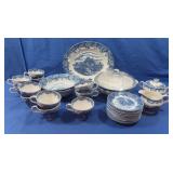Olde Staffordshire "English Village" Dish Set-32