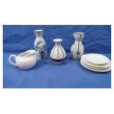Sm. Ceramic Vases,Plates&more