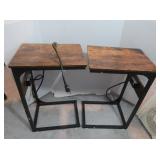 2 Side Tables w/Built-in Charging Statons on