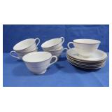 Japanese Porcelain Cups Saucers