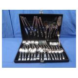 Silver-plated Silverware Set in Case