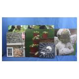 4 Canvas Board Wall Hangings,1 Slate Wall Hanging