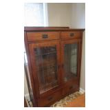 Wooden China Display Case-45x16.75x59"H