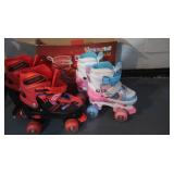 Truwheelz Rainbow Adj Quad Roller Skates,(sm